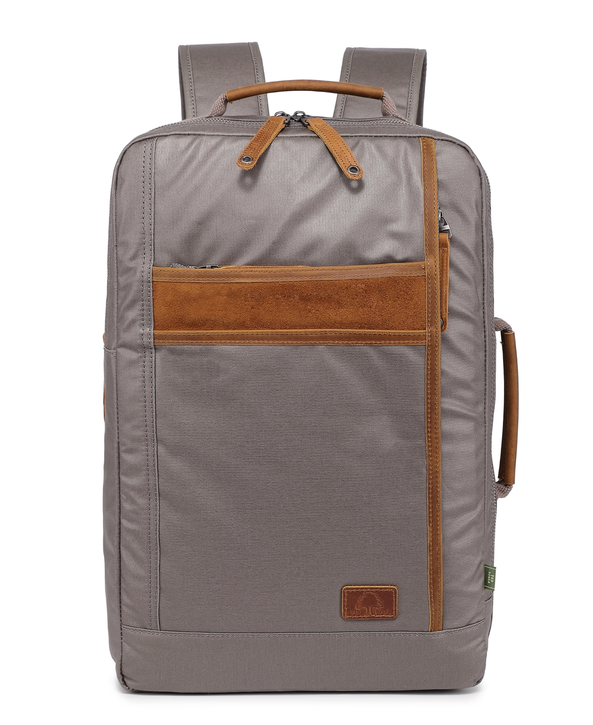 Madrone Coated Canvas Backpack - Gray