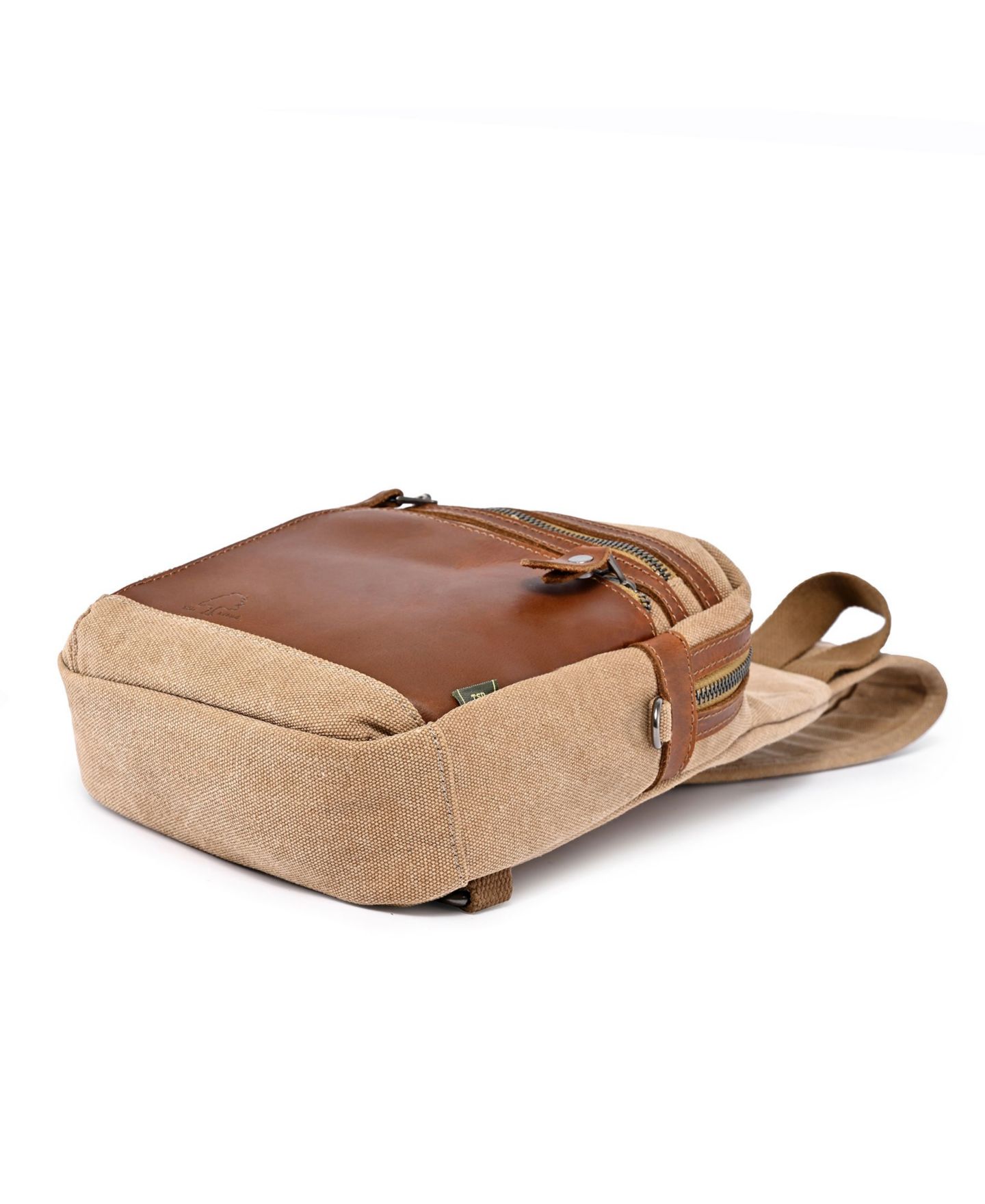 Женская сумка TSD BRAND Torreya Canvas Sling, цвет: Хаки — фото 7