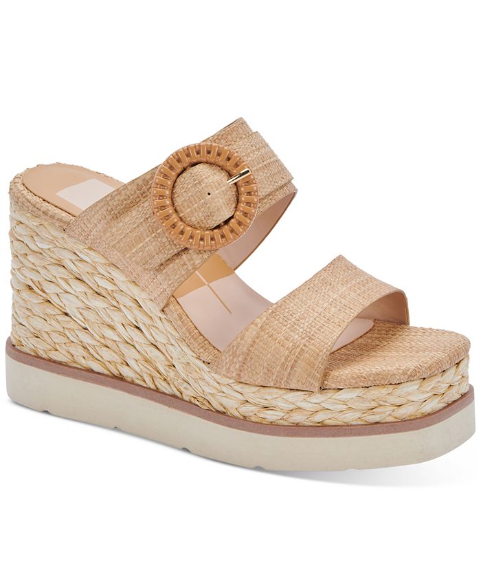 Dolce Vita Lauryn Two-Band Wedge Sandals - Macy's