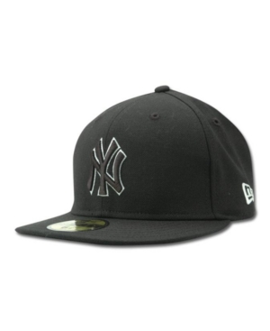 New Era Kids' New York Yankees Mlb Black and White Fashion 59FIFTY Cap