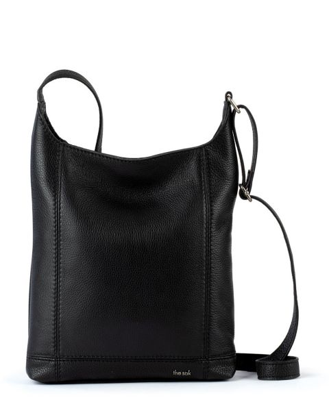 Женская сумка The Sak De Young Small Leather Crossbody, цвет: Чёрный