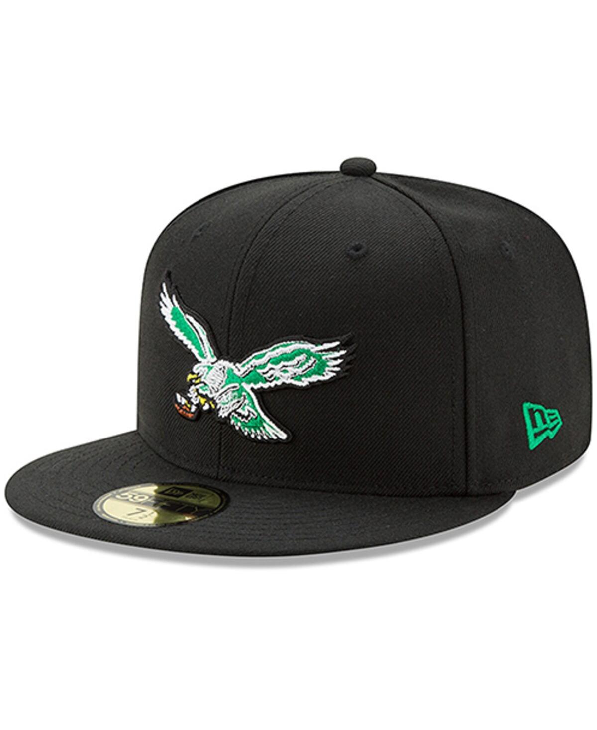 Men's New EagClassic Nfl Omaha 59FIFTY Hat Men Fit - Black