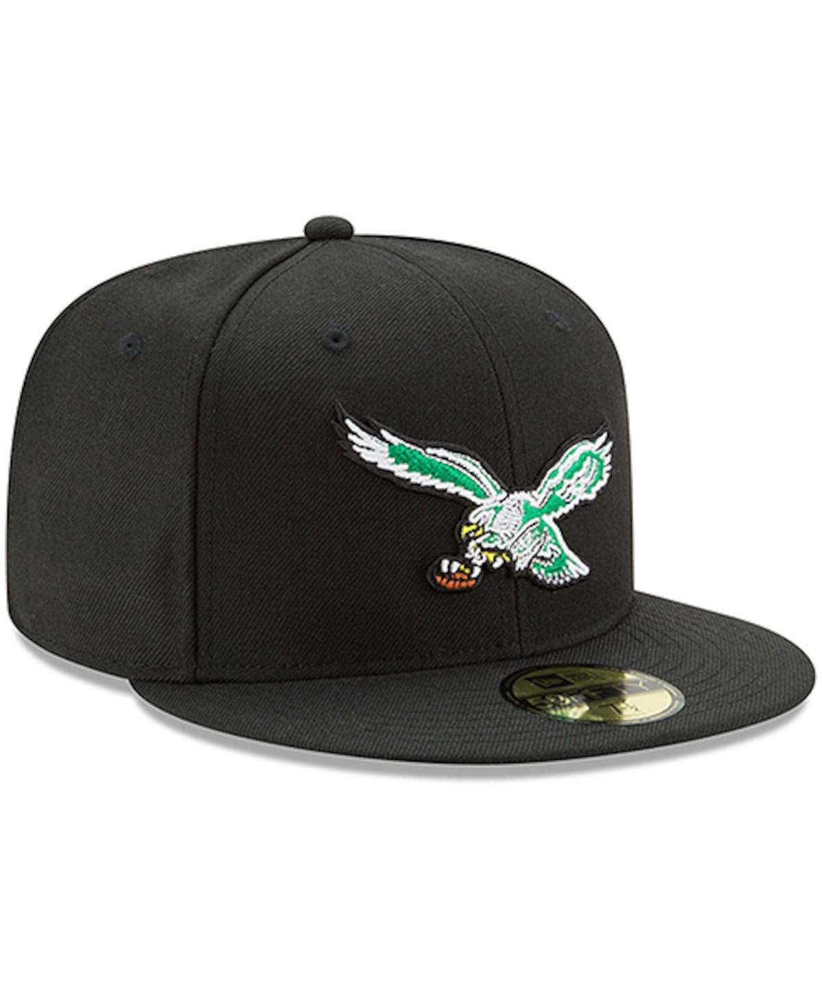Men's New EagClassic Nfl Omaha 59FIFTY Hat Men Fit - Black