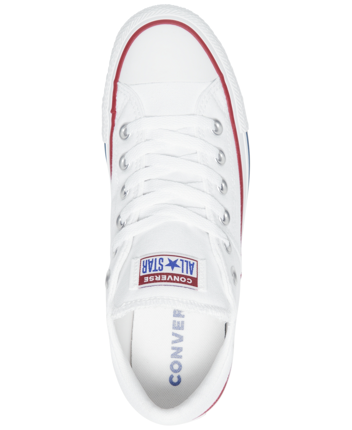 Converse Women's Chuck Taylor Madison Low Top Casual Sneakers from Finish Line - Blue, Red