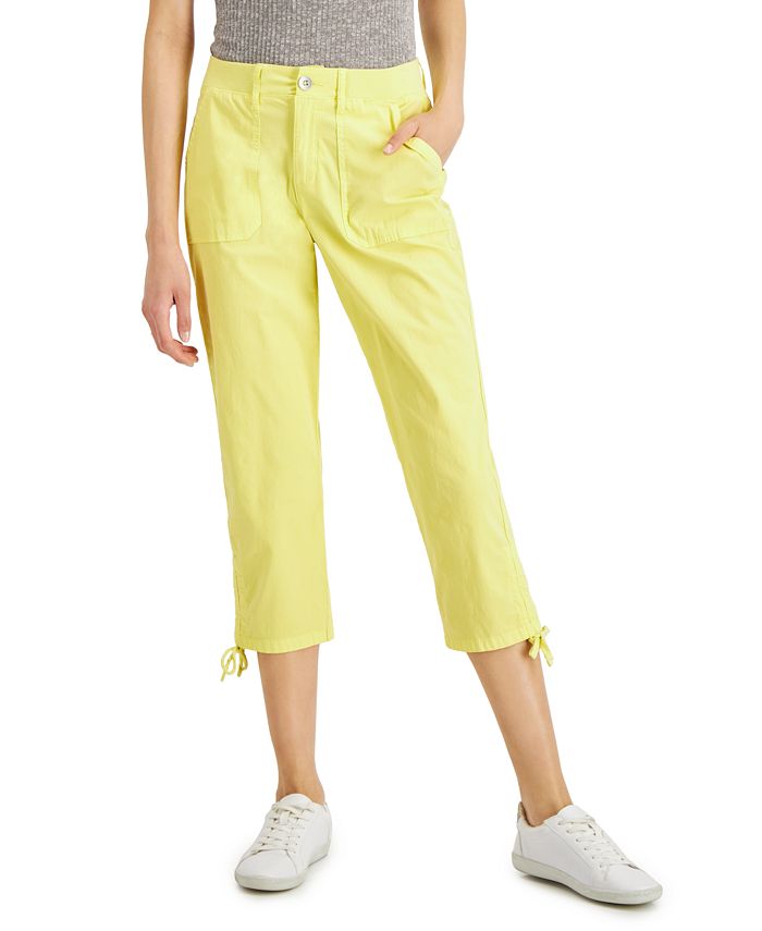 Style & Co Tie-Hem Capri Pants, Created for Macy's - Macy's
