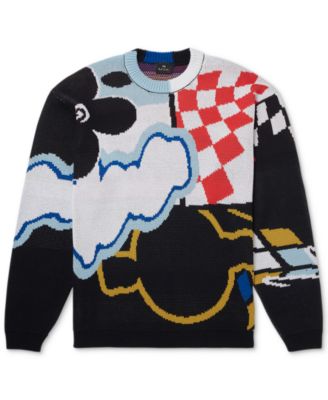 PAUL SMITH - Men's Mixed Pattern Sweatshirt