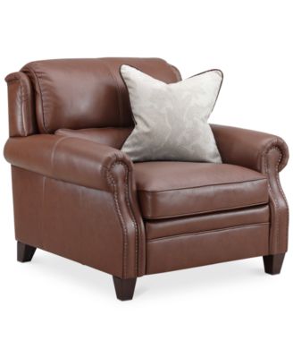 Macys discount leather chair