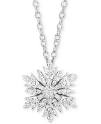 elsa snowflake necklace