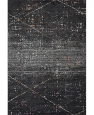 Lr Home Frenzy Abstract Fusion Area Rug In Black