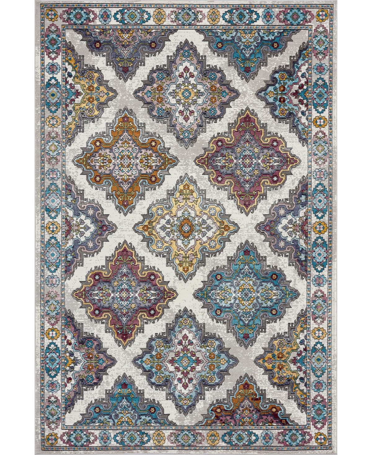 Closeout! Lr Home Opulent Mosaic Traditional 5' x 7'6in Area Rug - Multi