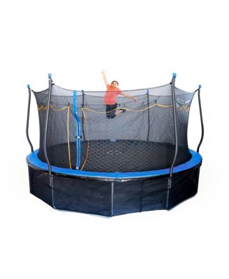 Kinertial Trampoline with Dual Enclosure Net, 12'