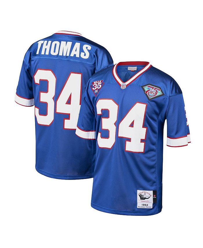 Mitchell & Ness Men's Thurman Thomas Royal Buffalo Bills 1994 Authentic  Throwback Retired Player Jersey - Macy's