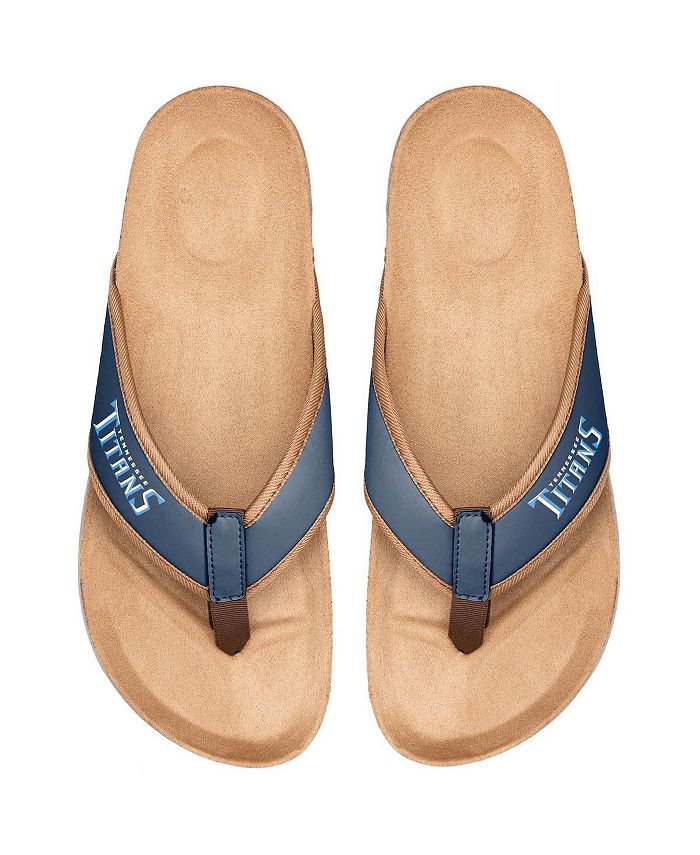 FOCO Men s Tennessee Titans Cork Flip Flops Macy s