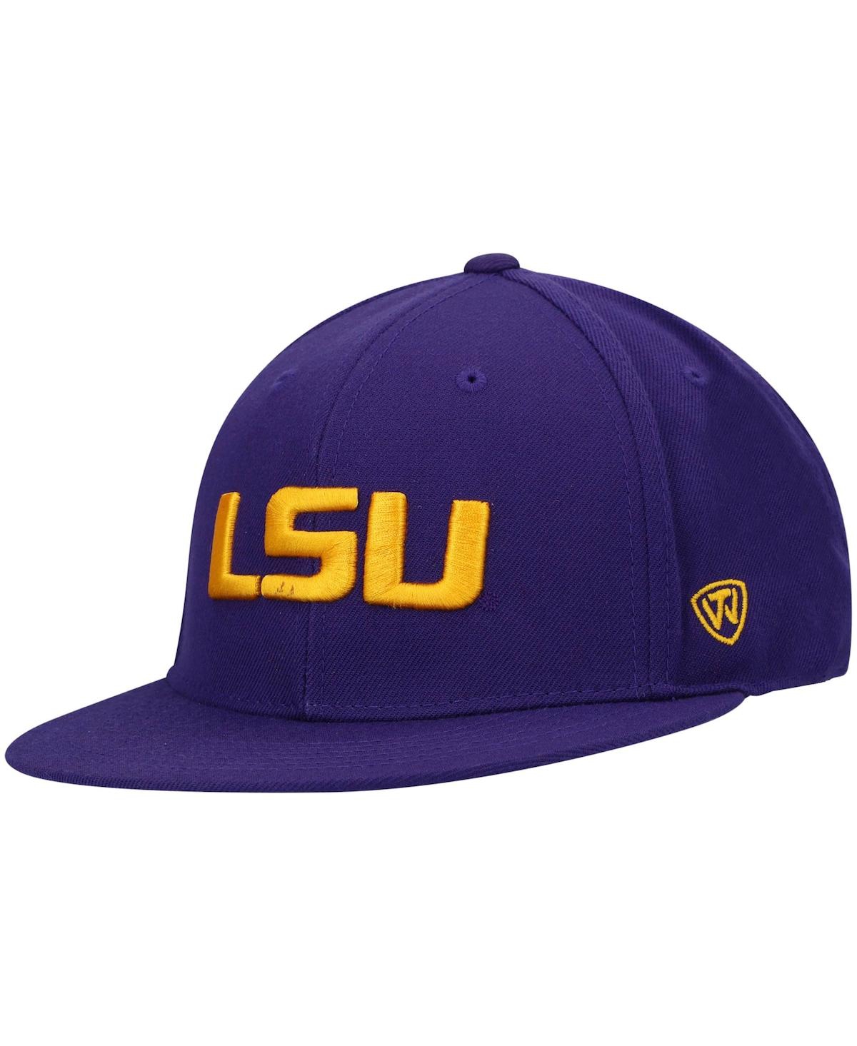 Top Of The World Men's  Purple Lsu Tigers Team Color Fitted Hat In Purple