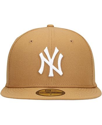 New York Yankees New Era Wheat 59FIFTY Fitted Hat - Tan