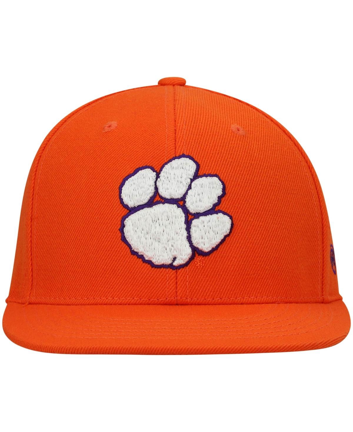 Men's Top of the WorldClemson Tigers Team Color Fitted Hat - Orange