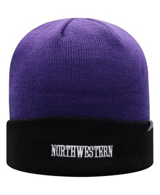 Men's Purple, Black Northwestern Wildcats Core 2-Tone Cuffed Knit Hat