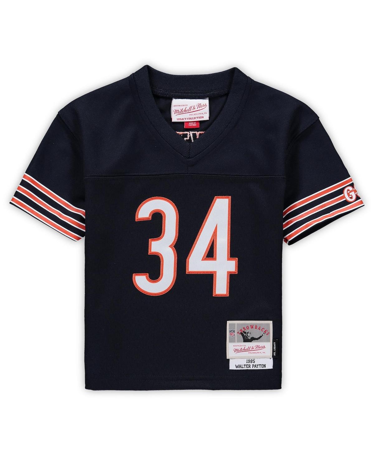 Toddler Boys and Girls Mitchell & Ness Walter PaytonChicago Bears 1985 Retired Legacy Jersey - Navy