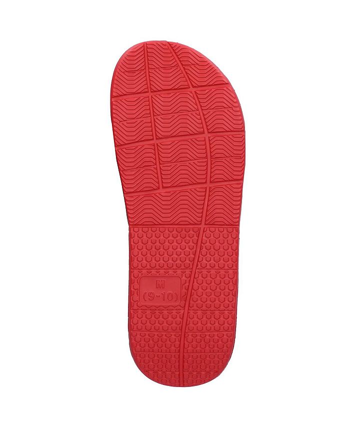FOCO Men's Chicago Blackhawks Wordmark Gel Slide Sandals - Macy's