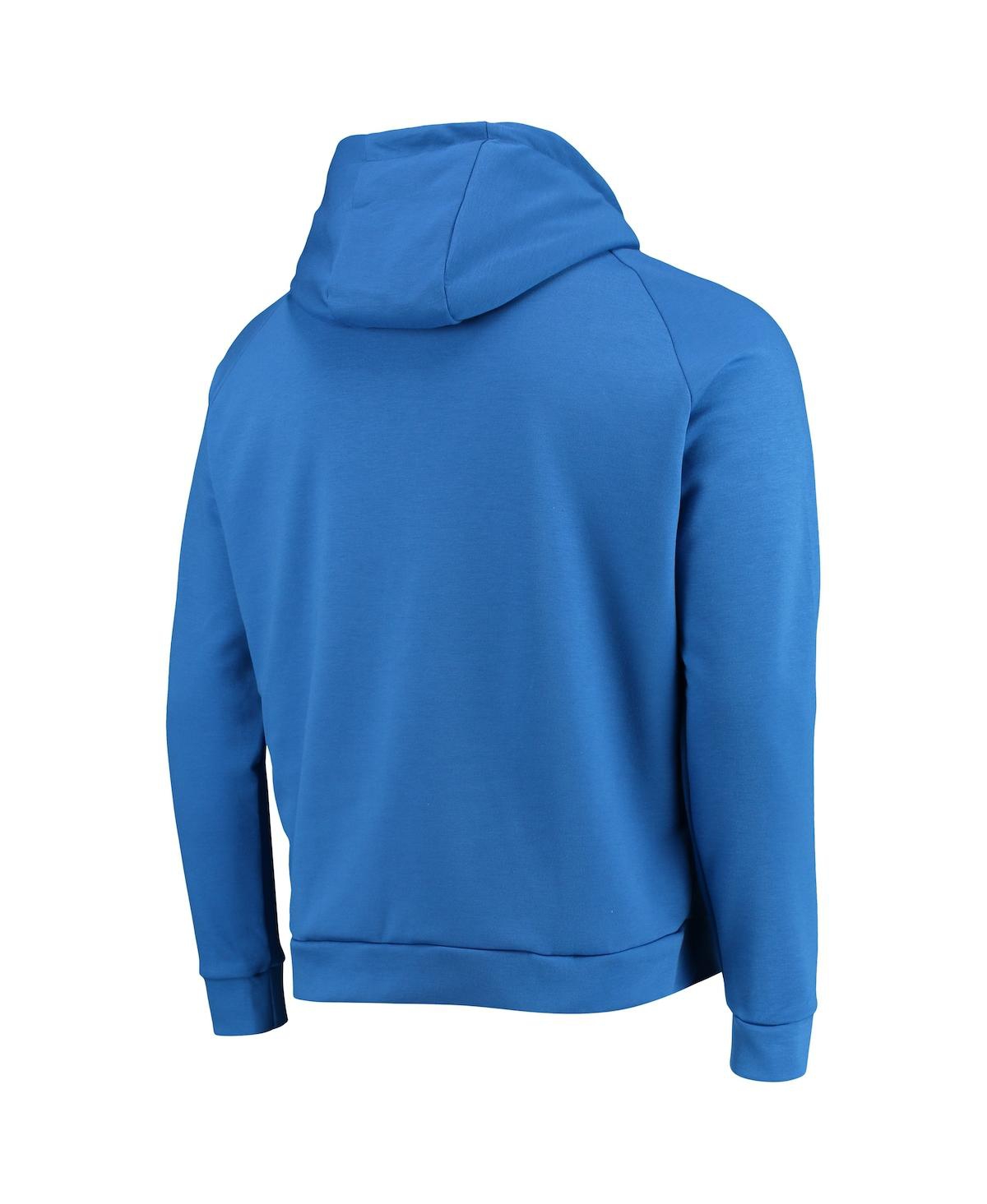 DUNBROOKE MEN'S DUNBROOKE ROYAL NEW YORK GIANTS SHAG TRI-BLEND FULL-ZIP RAGLAN HOODIE 