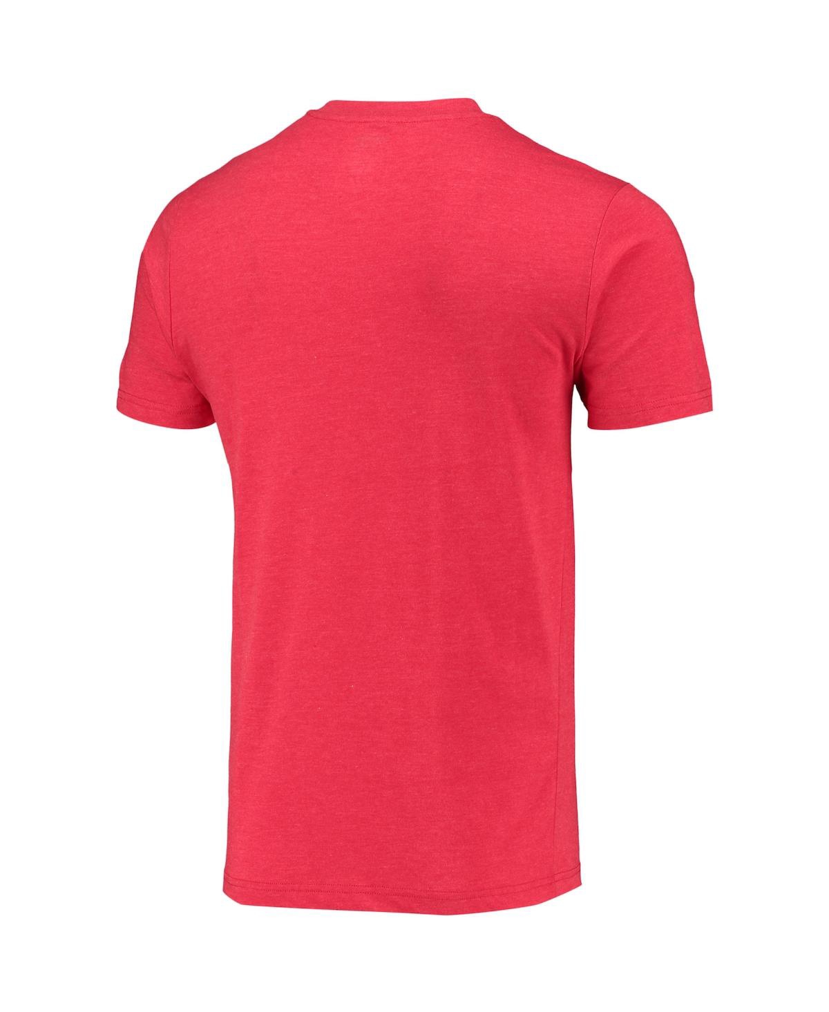 Concepts Sport Men's  Black, Red Chicago Bulls T-shirt And Shorts Sleep Set In Black,red