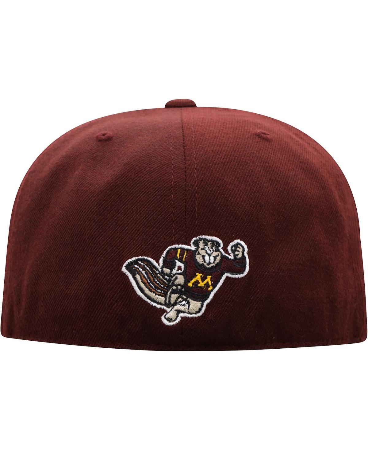 Men's Top of the WorldMinnesota Golden Gophers Team Color Fitted Hat - Maroon