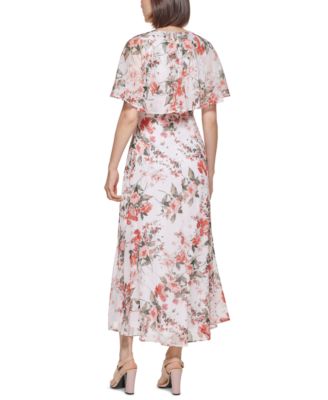 calvin klein floral dress macys