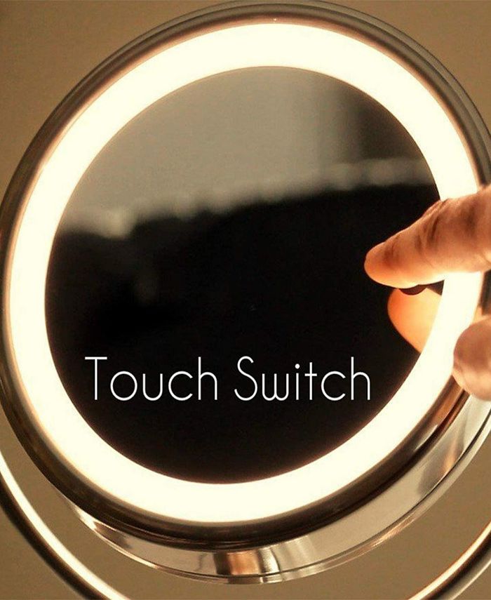 OVENTE 7.5" Lighted Tabletop Vanity Mirror Macy's