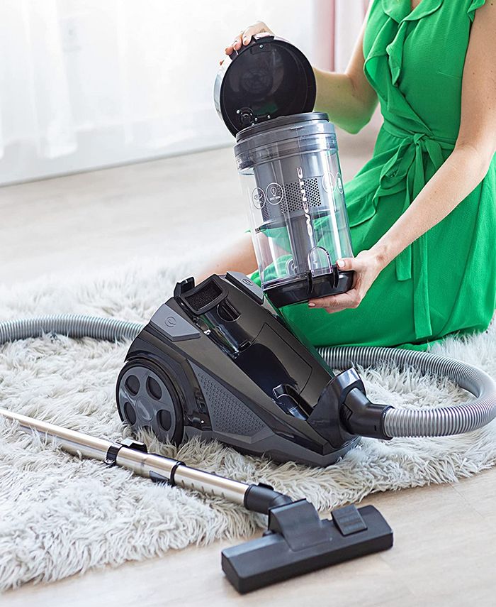 OVENTE ST2620B Bagless Canister Cyclonic Vacuum with HEPA Filter Macy's