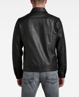 G-Star Raw Men's Arc 3D Leather Jacket - Macy's