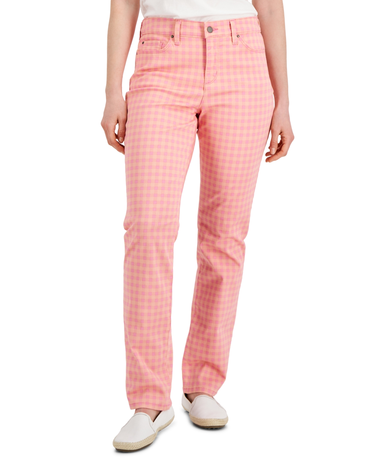 Charter Club Lexington Gingham Jeans, Created for Macy's