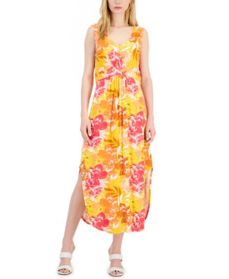 Willow Drive - Floral-Print Sleeveless Maxi Dress
