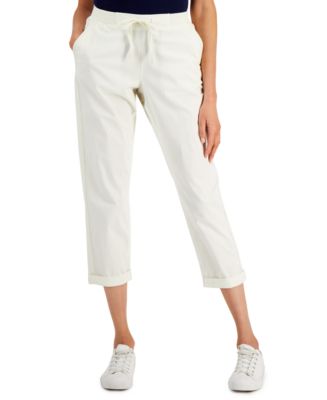 Style & Co Pull On Cuffed Utility Pants, Created for Macy's - Macy's