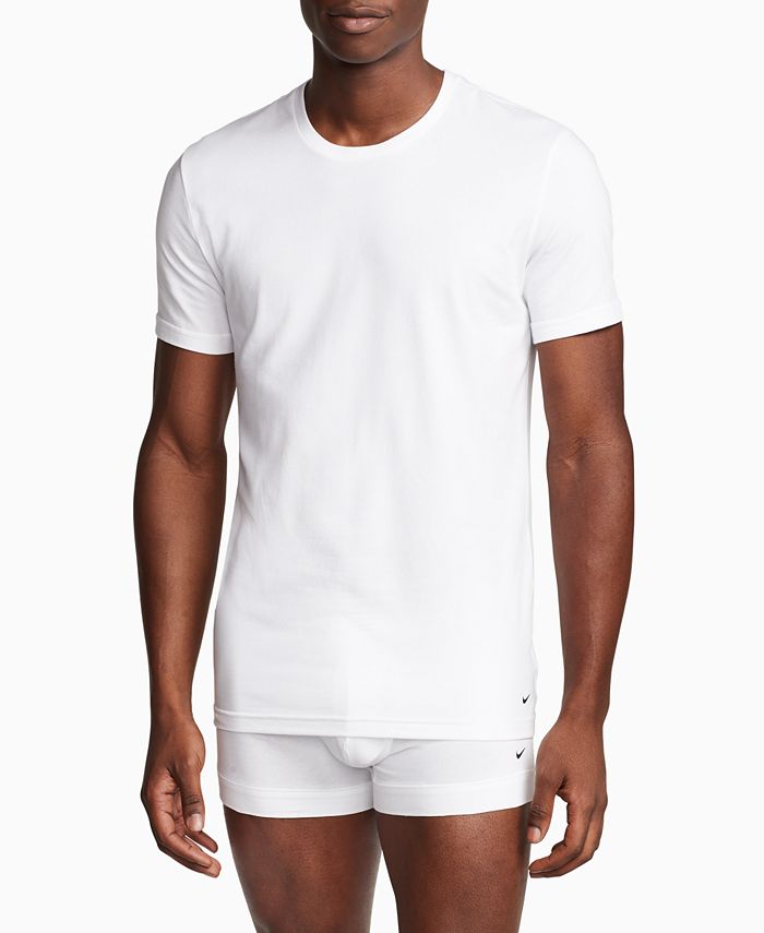 Nike Men's 2-Pk. Dri-FIT Essential Cotton Stretch Undershirts - Macy's