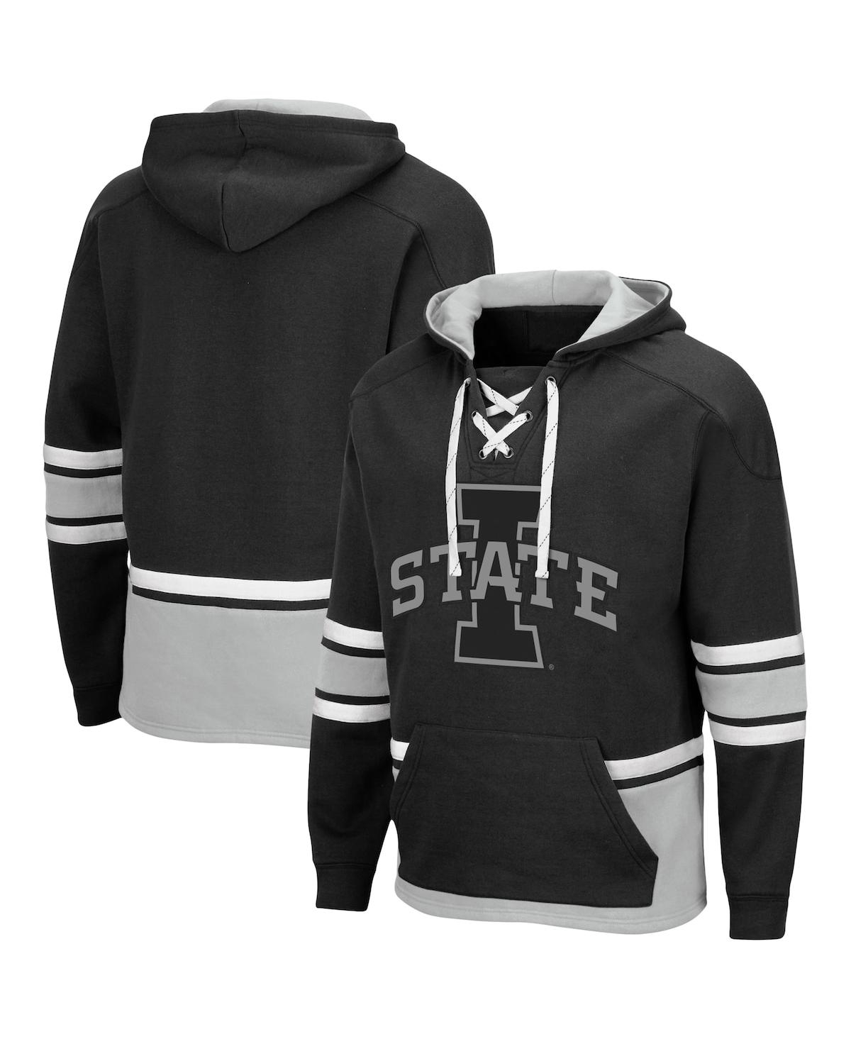 Shop Colosseum Men's  Black Iowa State Cyclones Lace Up 3.0 Pullover Hoodie