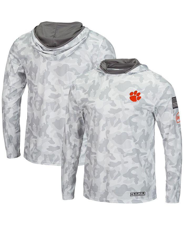 Colosseum Men s Arctic Camo Clemson Tigers OHT Military Inspired