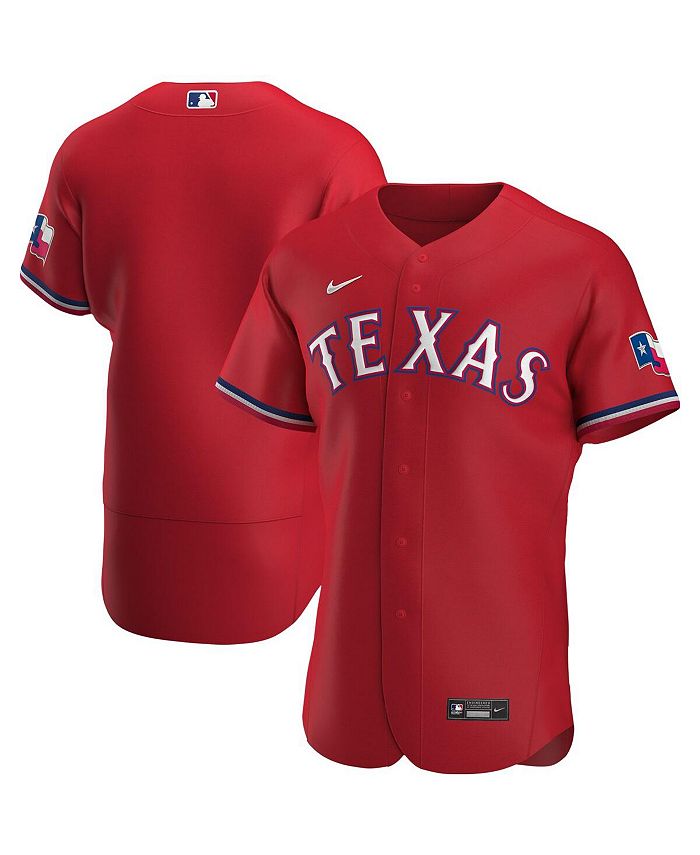 Nike Men's Red Texas Rangers Alternate Authentic Team Jersey Macy's