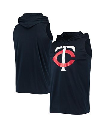 Men's Minnesota Twins Stitches Navy Logo Button-Up Jersey