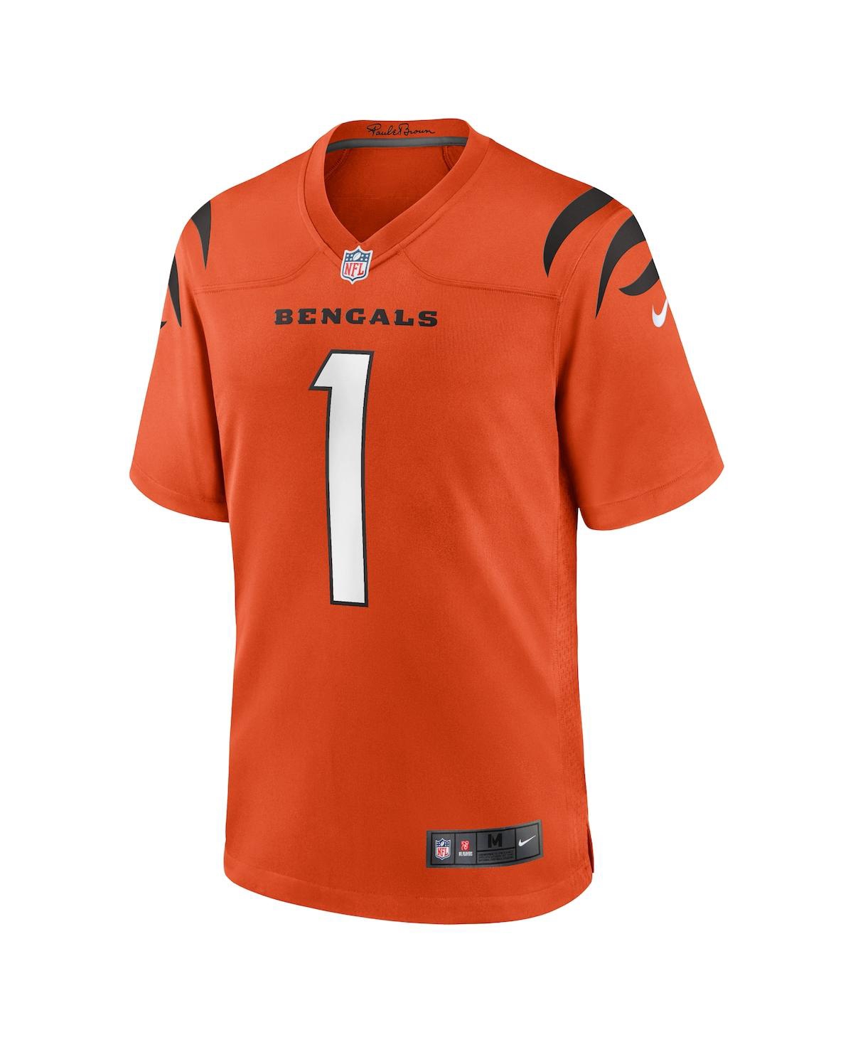 Men's Nike Ja'Marr ChaseCincinnati Bengals Alternate Game Jersey - Orange