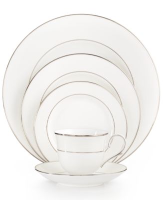 Lenox Opal Innocence Stripe 5-Piece Place Setting - Macy's