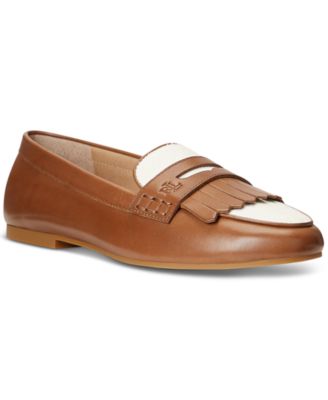 brown penny loafers with tassels