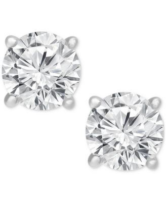 Certified Lab Grown Diamond Halo Stud Earrings (2-1/2 ct. t.w.) in 14k Gold