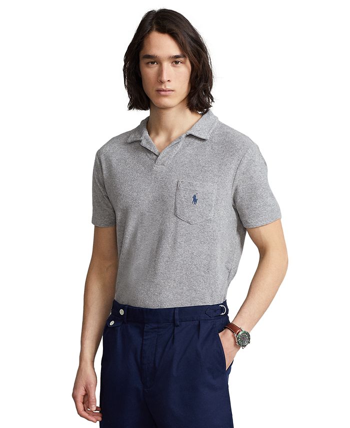 Polo Ralph Lauren Men's Custom Slim Fit Terry Polo Shirt & Reviews - Polos  - Men - Macy's