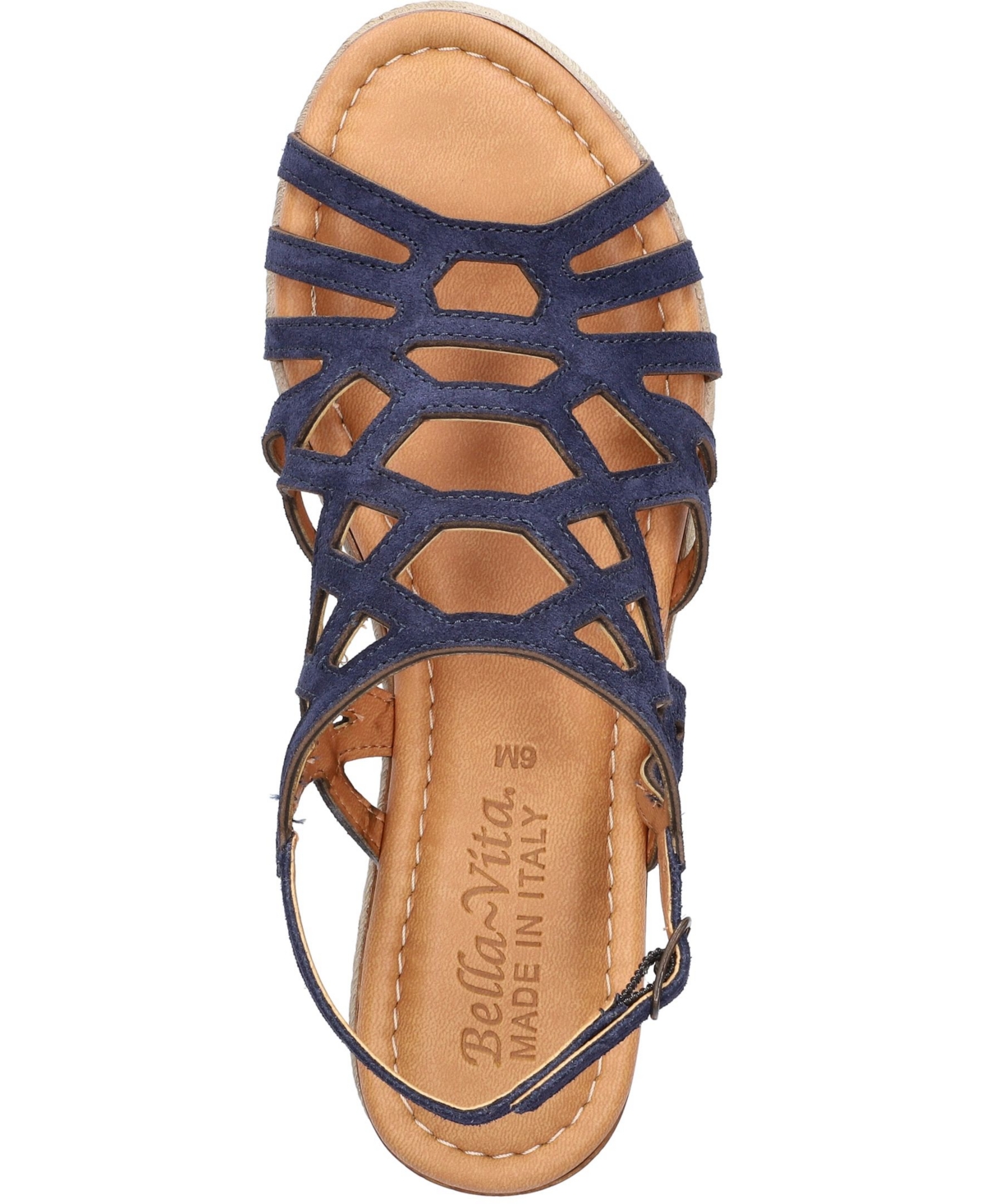 Bella Vita Women's Zip-Italy Wedge Sandals -Leather