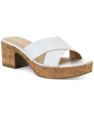 Sun + Stone - Giigi Crisscross Wedge Sandals