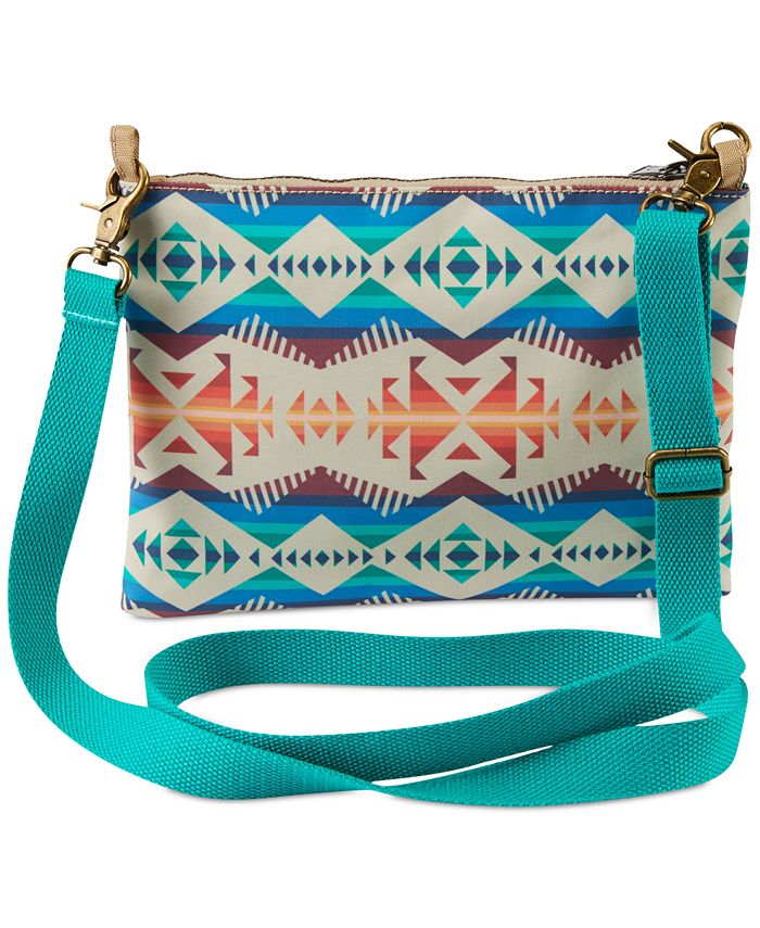 Geo Graphic Crossbody Bag With Coin Purse