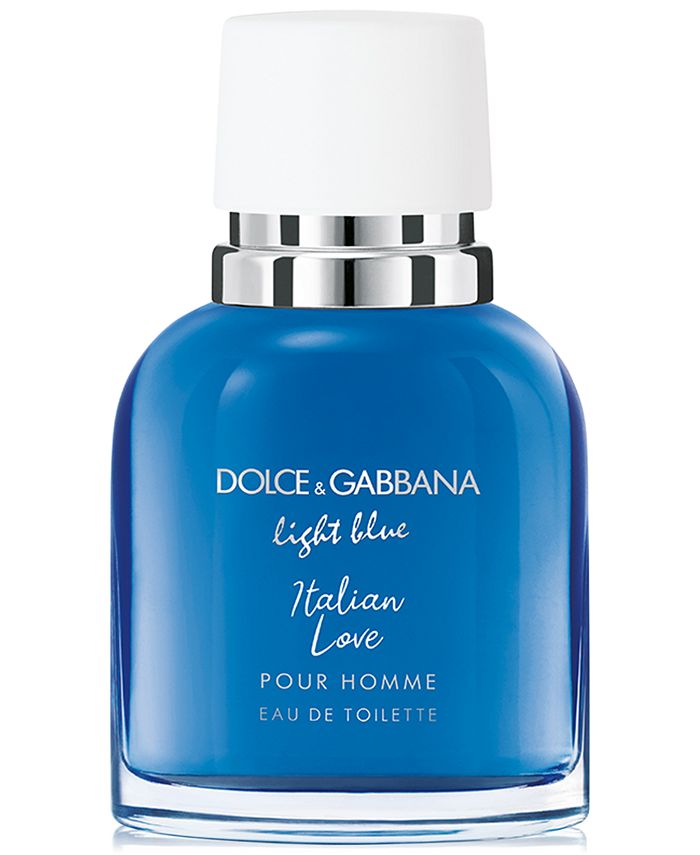 Dolce&Gabbana Men's Light Blue Italian Love Pour Homme Eau de Toilette Spray,  1.6 oz. - Macy's
