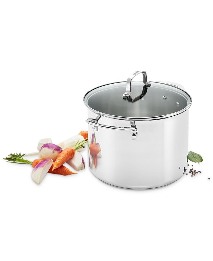 The Cellar Stainless Steel 8-Qt. Covered Stockpot, Created for