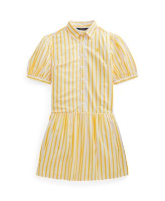폴로 랄프로렌 걸즈 원피스 Polo Ralph Lauren Big Girls Striped Poplin Shirtdress
