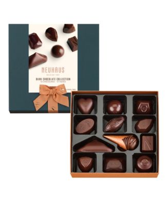 Neuhaus All Dark Collection Chocolates, 12 Piece - Macy's